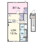 メゾン アンソレイエⅡの間取り画像