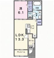サニーフラットⅡの間取り画像