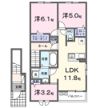 ゾーナ・ヴェルデⅠ番館の間取り画像
