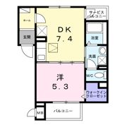 クレーシェレの間取り画像