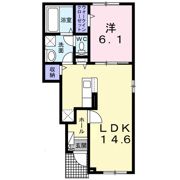 クレイン・静内山手町の間取り画像