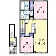 クレイン・静内山手町の間取り画像