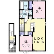 クレイン・静内山手町の間取り画像