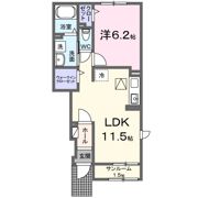 西庄アパートⅠの間取り画像