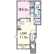 ウエスタン ヴィレッジⅡの間取り画像