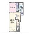 世羅町寺町アパート（028457001）の間取り画像