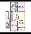 世羅町寺町アパート（028457001）の間取り画像