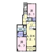 アルバ 涼の間取り画像