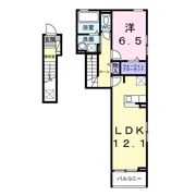 アルバ 涼の間取り画像