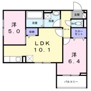浜甲子園1丁目アパート（028462501）の間取り画像