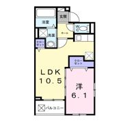 アルストロメリアⅤの間取り画像