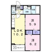 アルストロメリアⅤの間取り画像