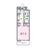 クレール蒼天の間取り画像