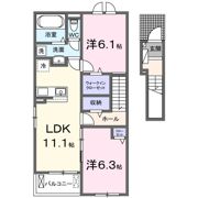 カーサ フェリーチェの間取り画像