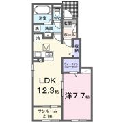 アルコバレーノⅡの間取り画像