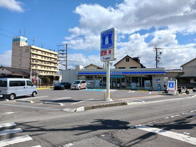 近くのローソン東松江駅前店様まで800m(徒歩10分)