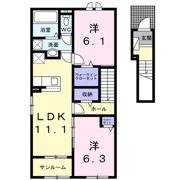 セイバリーGの間取り画像