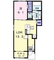 グランディールC－2の間取り画像