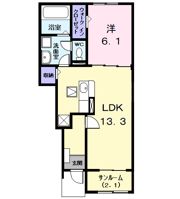 グランディールC－2の間取り画像