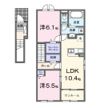 ヴァンヴェール彦根RSの間取り画像
