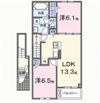 メグ・クレール Aの間取り画像