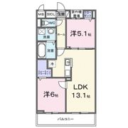 メゾンフルールの間取り画像