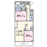 メゾンフルールの間取り画像