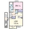 ベル パトリ Aの間取り画像