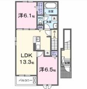 グラッシュフル Aの間取り画像