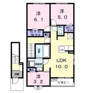 ロークァット Ⅰの間取り画像