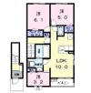 ロークァット Ⅰの間取り画像