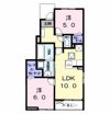 ロークァット Ⅱの間取り画像