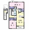 ロークァット Ⅱの間取り画像