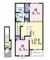 カーサ ルーチェの間取り画像