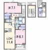 サンティエNAGAIの間取り画像