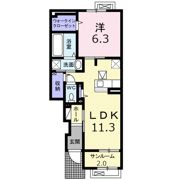 ジェイ エスⅠの間取り画像