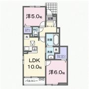 ヒルクレアEASTの間取り画像