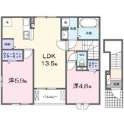 リオラ Ⅱの間取り画像