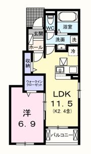 ラベンダーベイの間取り画像