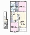 カーサ Nagomi Aの間取り画像