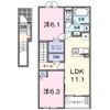 セリーンガーデン Ⅳの間取り画像
