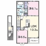 アポロⅠの間取り画像