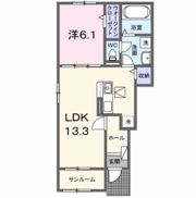 デタント Bの間取り画像