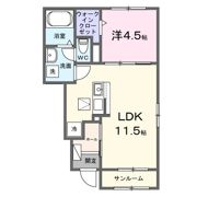 ハレレア テラスの間取り画像