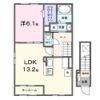 ハレレア テラスの間取り画像