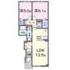 インテルノ ウエストの間取り画像
