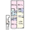 インテルノ ウエストの間取り画像