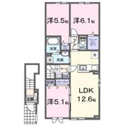 インテルノ ウエストの間取り画像
