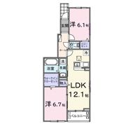 ホルツタウンS Bの間取り画像