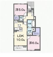 新在家中の町アパート（028507701）の間取り画像